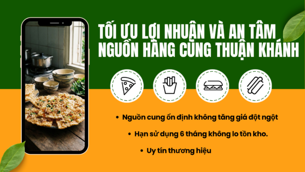 Cơm cháy mắm hành chay Thuận Khánh – Nguồn sỉ ổn định, tối ưu lợi nhuận