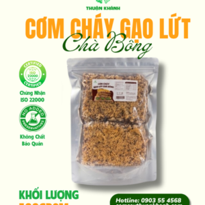 Cơm Cháy Gạo Lứt Chà Bông 500G