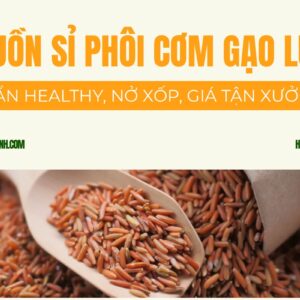 Nguồn sỉ phôi cơm gạo lứt chất lượng cao | Chuẩn healthy cho đại lý ăn vặt