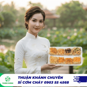 Sỉ Cơm Cháy Mực Thuận Khánh: Nguồn Hàng Cho Quán Ăn, Shop Ăn Vặt Và Đại Lý