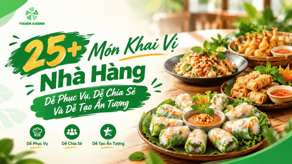 25+ Món Khai Vị Nhà Hàng Dễ Phục Vụ, Dễ Chia Sẻ Và Dễ Tạo Ấn Tượng