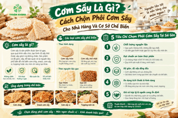 Cơm Sấy Là Gì? Cách Chọn Phôi Cơm Sấy Cho Nhà Hàng Và Cơ Sở Chế Biến