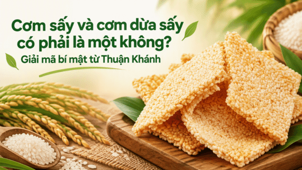 Cơm sấy và cơm dừa sấy có phải là một không? Giải mã bí mật từ Thuận Khánh