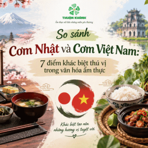 So sánh cơm Nhật và Việt Nam: 7 điểm khác biệt thú vị trong văn hóa ẩm thực