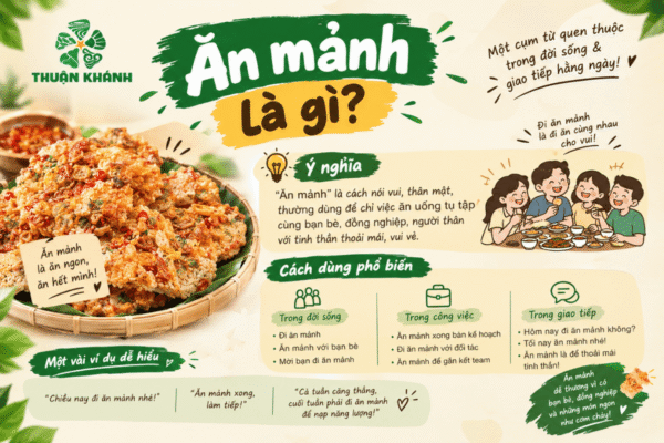 Ăn mảnh là gì? Ý nghĩa, cách dùng và ví dụ dễ hiểu