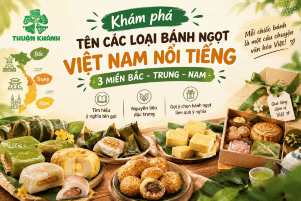 Tên Các Loại Bánh Ngọt Việt Nam Nổi Tiếng Theo Vùng Miền
